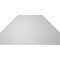 Ekena Millwork Octagonal Top Surface Mount PVC Gable Vent w/ 2"W x 2"P Brickmould Sill Frame, 36"W x 18"H GVPOT36X1803SN - alternate 4